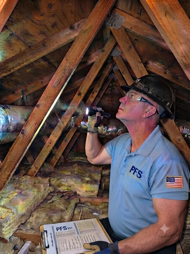 Dr. David Matthew Johnston, Director of Inspection and Code Compliance at Precision Foundation Specialists, conducting a site evaluation